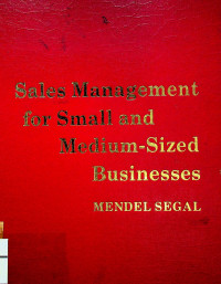 Sales Management for Small and Medium-Sized Businesses