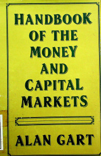 HANDBOOK OF THE MONEY AND CAPITAL MARKETS