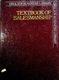 TEXTBOOK OF SALESMANSHIP