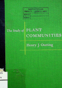 The Stdy of PLANT COMMUNITIES, Second Edition