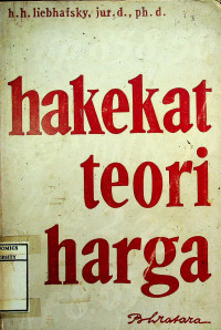 hakekat teori harga