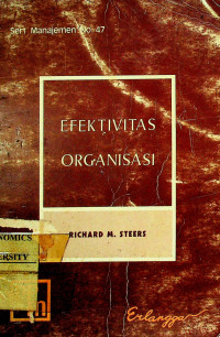 EFEKTIVITAS ORGANISASI