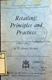 Retailing: Principles and Practice