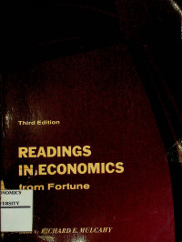 READING IN ECONOMICS, from Fortune, Third Edition