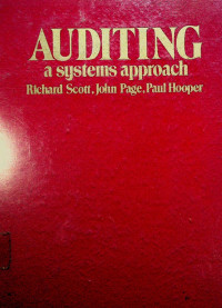 AUDITING : a systems approach