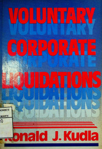 VOLUNTARY CORPORATE LIQUIDATIONS