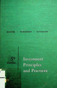 Investment Principles and Practices, 5th Edition