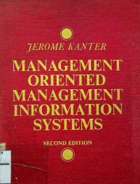 MANAGEMENT ORIENTED MANAGEMENT, SECOND EDITION