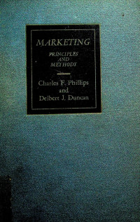 MARKETING PRINCIPLES AND METHODS