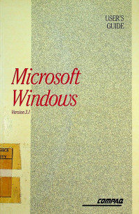 Microsoft Windows USER'S GUIDE, Version 3.1