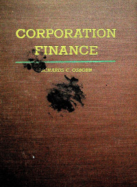 CORPORATION FINANCE