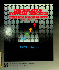 INFORMATION SYSTEMS CONCEPTS FOR MANAGEMENT, FOURTH EDITION