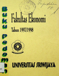 Buku Pedoman Fakultas Ekonomi tahun 1997/1998