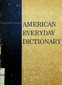 AMERICAN EVERDAY DICTIONARY