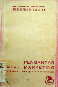 PENGANTAR MARKETING, EDISI KE 2