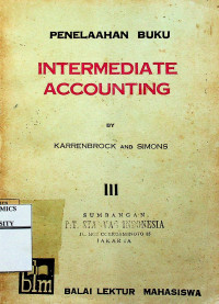 PENELAAHAN BUKU: INTERMEDIATE ACCOUNTING III