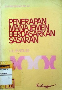 PENERAPAN MANAJEMEN BERDASARKAN SASARAN = MANAGEMENT BY OBJECTIVES IN ACTION