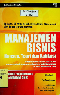 MANAJEMEN BISNIS : Konsep, Teori dan aplikasi