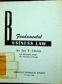 Fundamental BUSINESS LAW