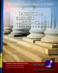 STATISTICS FOR BUSINESS AND ECONOMICS, Fifth Edition