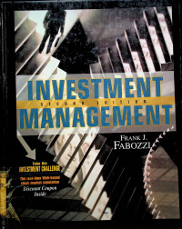 INVESTMENT MANAGEMENT SECOND EDITION