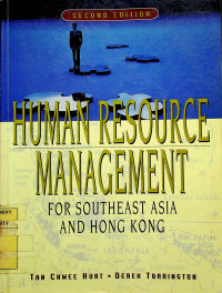 HUMAN RESOURCES MANAGEMENT FOR SUOTHEAST ASIA AND HONGKONG, SECOND EDITION