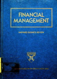 FINANCIAL MANAGEMENT HARVARD BUSINESS REVIEW