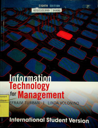 Information Technology for Management, EIGHTH EDITION