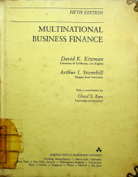 MULTINATIONAL BUSINESS FINANCE, FIFTH EDITION