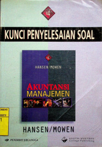 KUNCI PENYELESAIAN SOAL AKUNTANSI MANAJEMEN