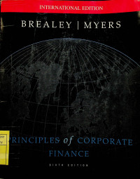 PRINCIPLES OF CORPORATE FINANCE, SIXTH EDITION