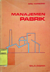 MANAJEMEN PABRIK