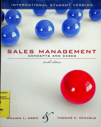SALES MANAGEMENT; CONCEPTS AND CASE, tenth edition