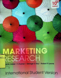 MARKETING RESEARCH, 10 Edition