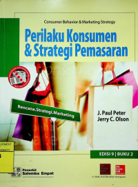 Perilaku Konsumen & Strategi Pemasaran Edisi 9 Buku 2