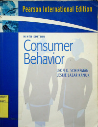 CONSUMER BEHAVIOR, NINTH EDITION