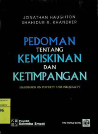 PEDOMAN TENTANG KEMISKINAN DAN KETIMPANGAN