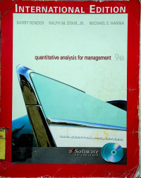 quantitative analysis for management, 9e