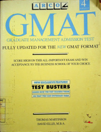 GMAT : GRADUATE MANAGEMENT ADMISSION TEST, 4Th EDITION