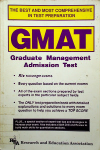 GMAT : Graguate Management Admission Test