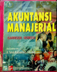 AKUNTANSI MANAJERIAL, BUKU 1