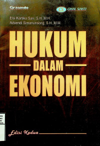 HUKUM DALAM EKONOMI Edisi Kedua