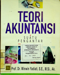 TEORI AKUNTANSI; SUATU PENGANTAR