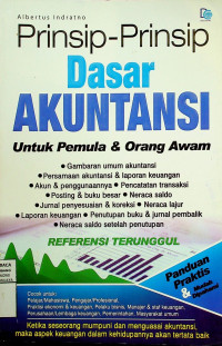 Prinsip-Prinsip Dasar AKUNTANSI Untuk Pemula & Orang Awam