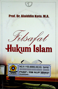 Filsafat Hukum Islam