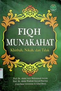 FIQH MUNAKAHAT: Khitbah, Nikah, dan Talak