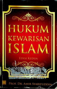 HUKUM KEWARISAN ISLAM, EDISI KEDUA