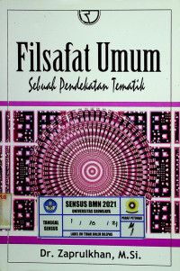 Filsafat Umum: Sebuah Pendekatan Tematik