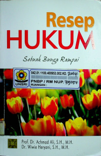 Resep HUKUM: Sebuah Bunga Rampai