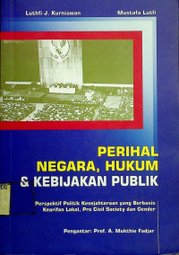 PERIHAL NEGARA, HUKUM & KEBIJAKAN PUBLIK